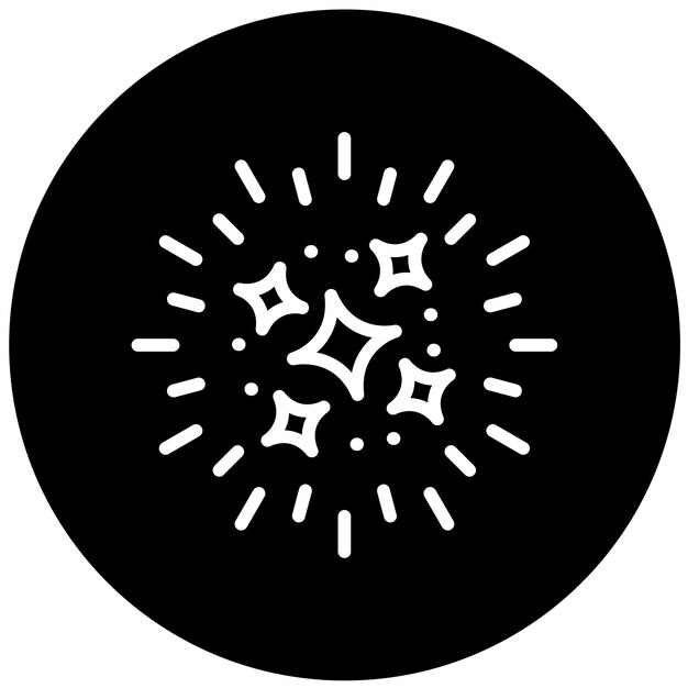 Wektorowy projekt Spark Gaiety Icon Style
