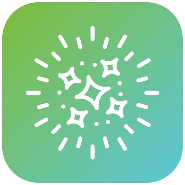 Wektorowy projekt Spark Gaiety Icon Style
