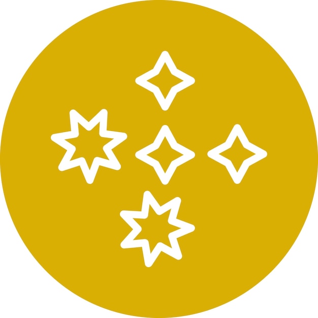 Wektorowy projekt Sparkle Icon Style