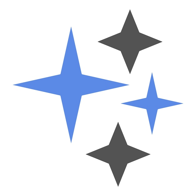 Wektorowy projekt Sparkle Icon Style