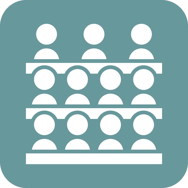 Wektorowy projekt Spectator Icon Style