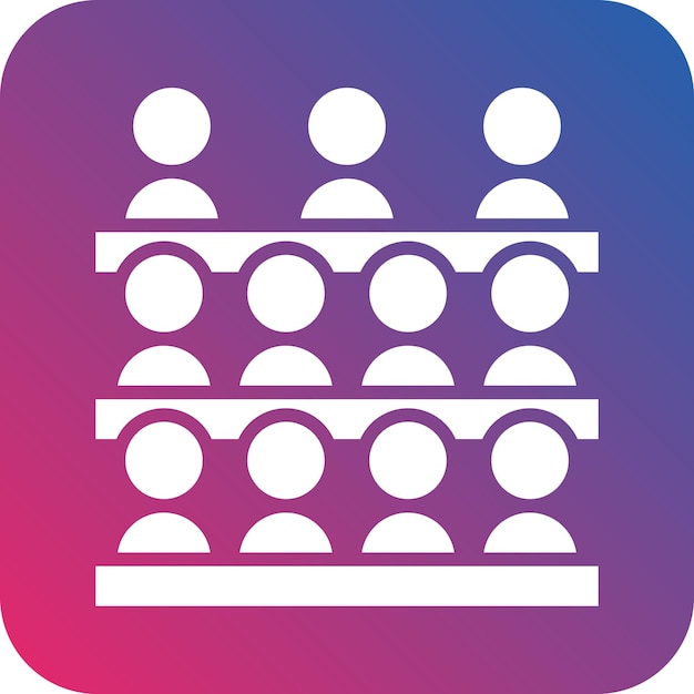 Wektorowy projekt Spectator Icon Style