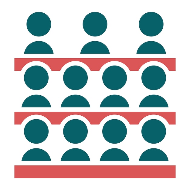 Wektorowy projekt Spectator Icon Style