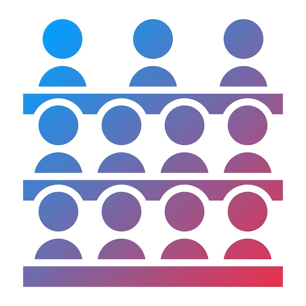Wektorowy projekt Spectator Icon Style