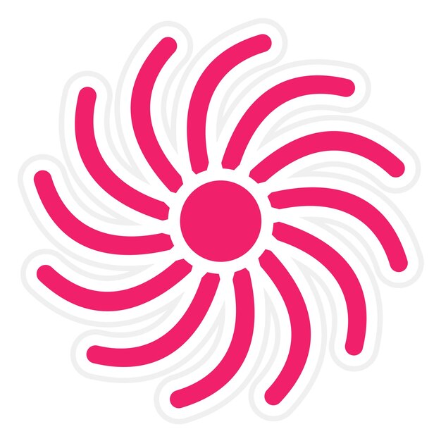 Wektorowy projekt Spin Icon Style
