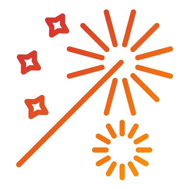 Wektorowy projekt Spirited Spark Icon Style