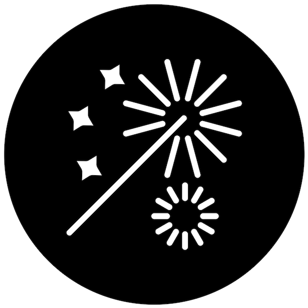 Wektorowy projekt Spirited Spark Icon Style