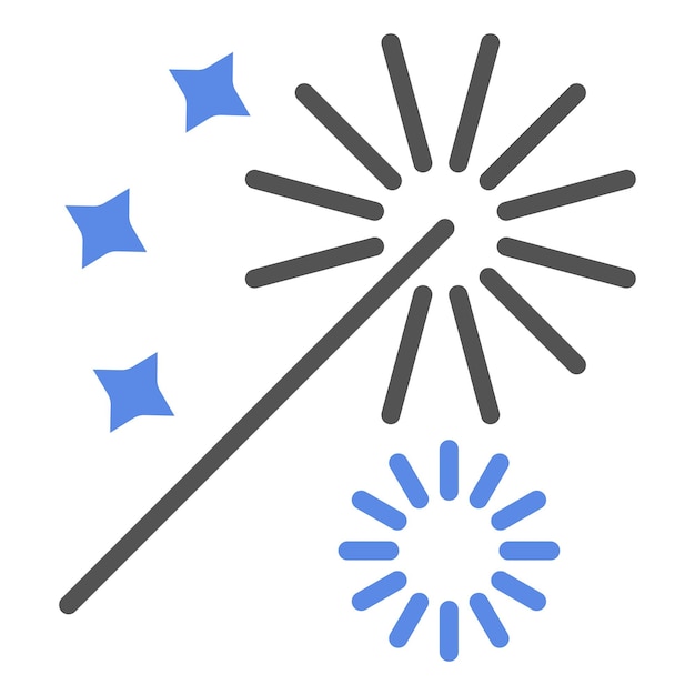 Wektorowy projekt Spirited Spark Icon Style