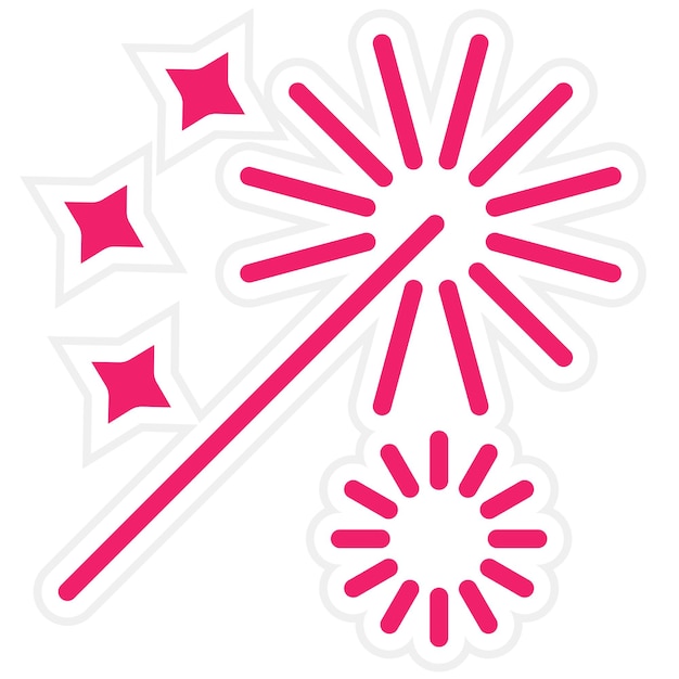 Wektorowy projekt Spirited Spark Icon Style