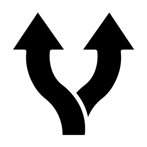 Wektorowy projekt Split Icon Style