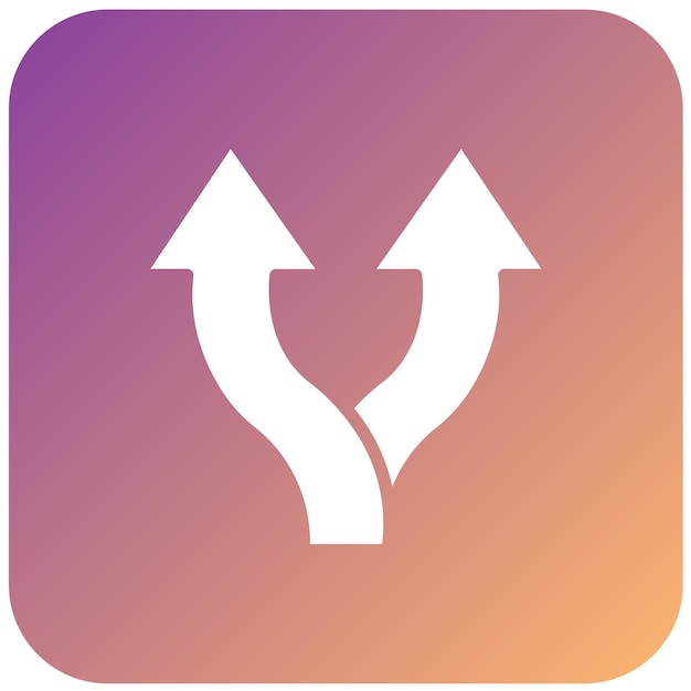 Wektorowy projekt Split Icon Style