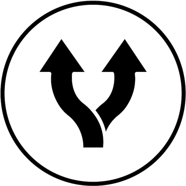 Wektorowy projekt Split Icon Style