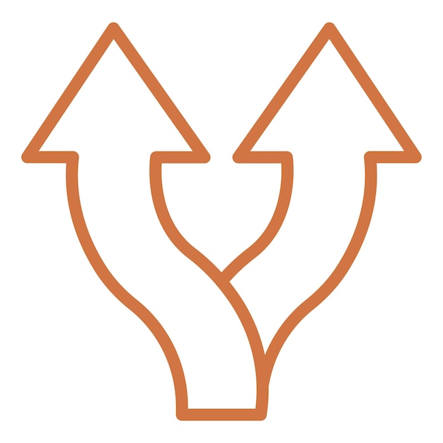 Wektorowy projekt Split Icon Style