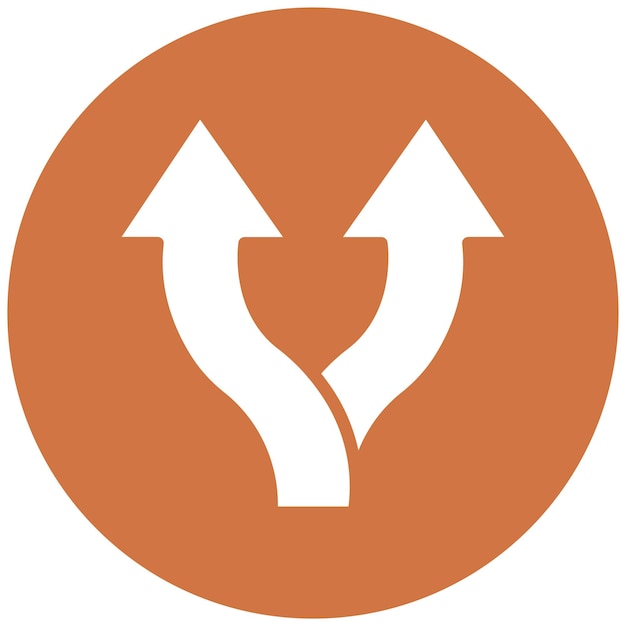 Wektorowy projekt Split Icon Style