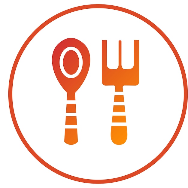 Wektorowy projekt sztućców dla niemowląt Icon Style