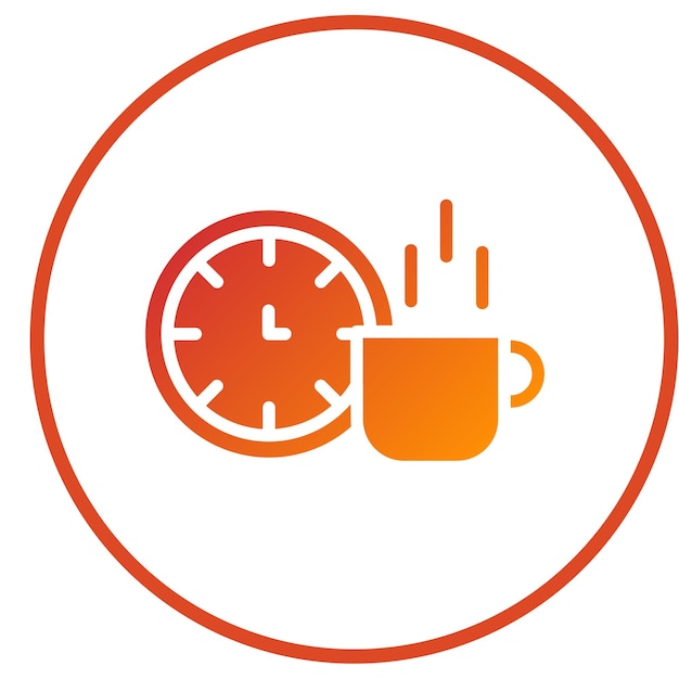 Wektorowy projekt Take a Break Icon Style