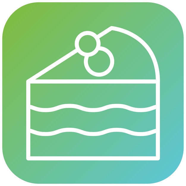 Wektorowy projekt Tiramisu Trove Icon Style
