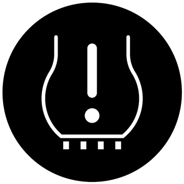 Wektorowy projekt TPMS Light Icon Style