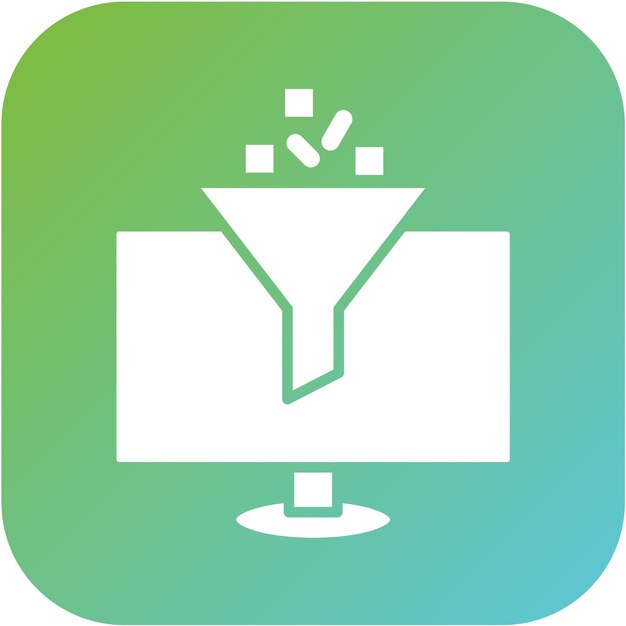 Wektorowy projekt treści Curation Icon Style