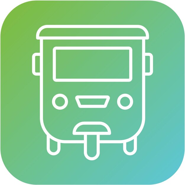 Wektorowy projekt Tuk Tuk Icon Style