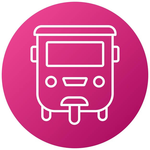 Wektorowy projekt Tuk Tuk Icon Style