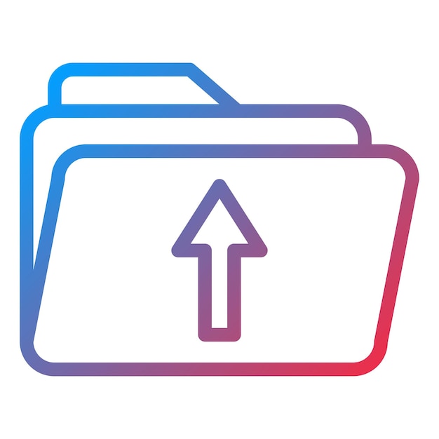 Wektorowy projekt Upload Icon Style