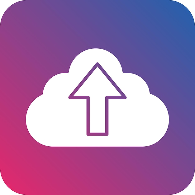 Wektorowy projekt Upload Icon Style