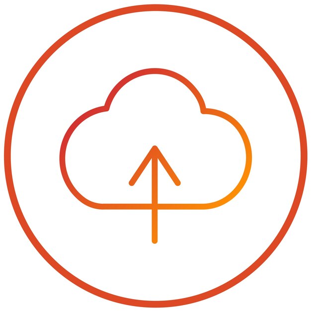 Wektorowy projekt Upload Icon Style