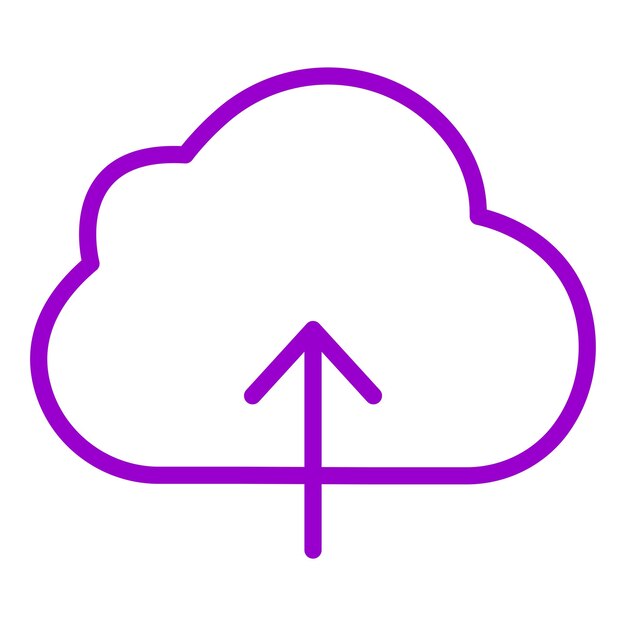 Wektorowy projekt Upload Icon Style