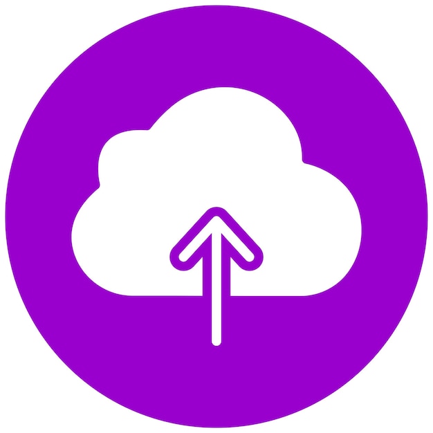 Wektorowy projekt Upload Icon Style