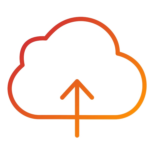 Wektorowy projekt Upload Icon Style