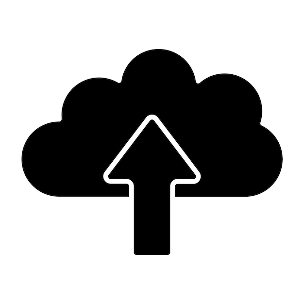 Wektorowy projekt Upload Icon Style