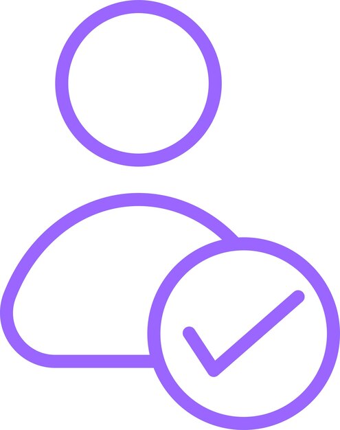 Wektorowy projekt UserInitiated Icon Style