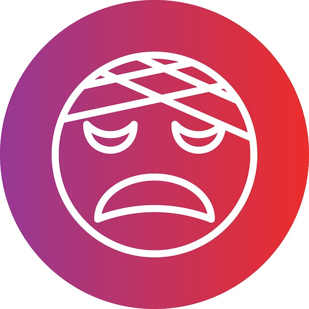 Wektorowy projekt uszkodzonego stylu ikony