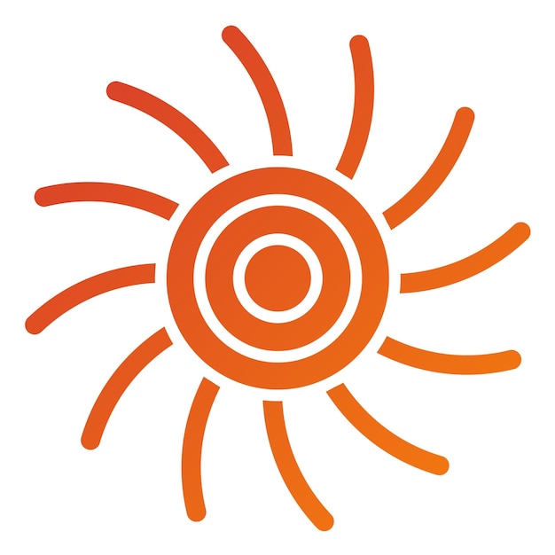 Wektorowy projekt Vortex Icon Style