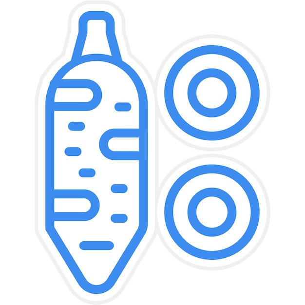 Wektorowy projekt Yucca Icon Style