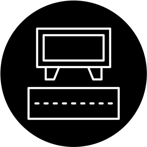 Wektorowy projekt znaku drogowego Billboard Icon Style
