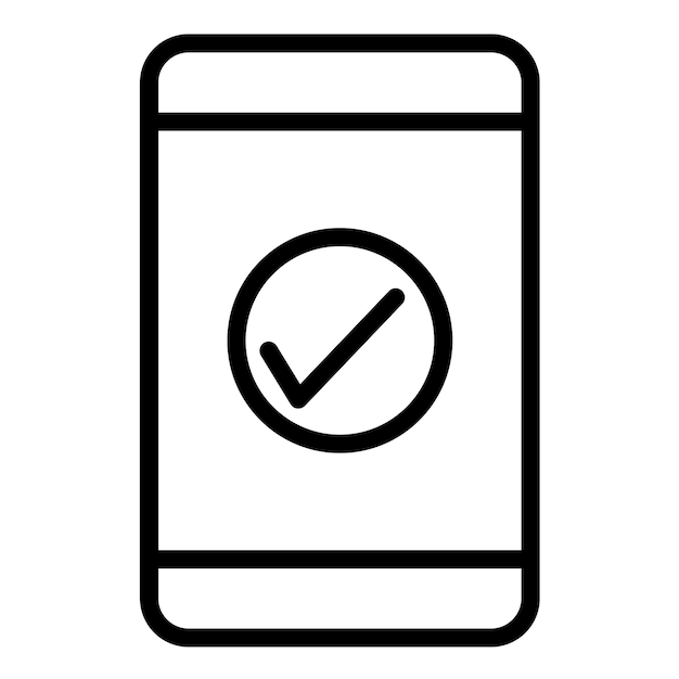 Wektorowy styl ikony aplikacji mobilnej
