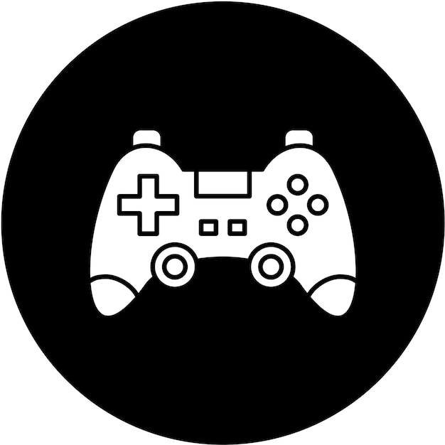 Wektorowy styl ikony gamepadu