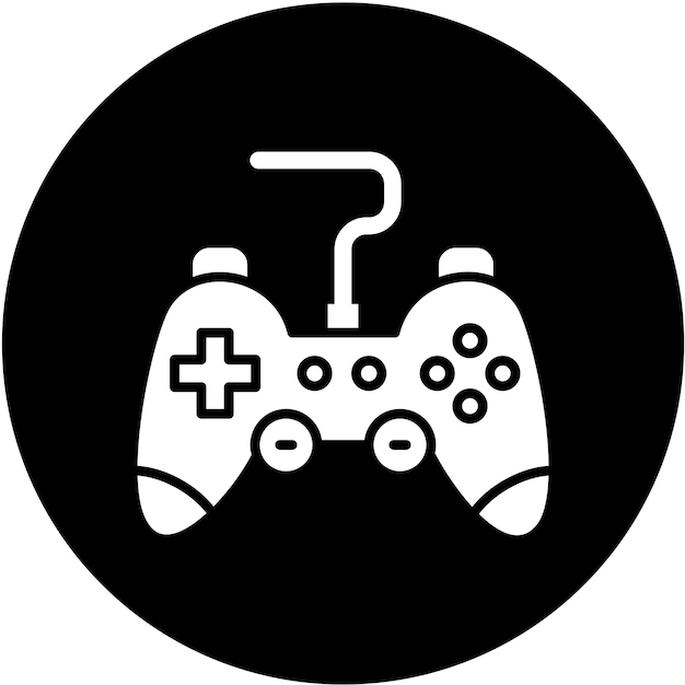 Wektorowy styl ikony gamepadu