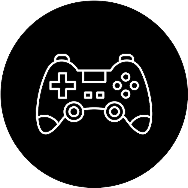 Wektorowy styl ikony gamepadu