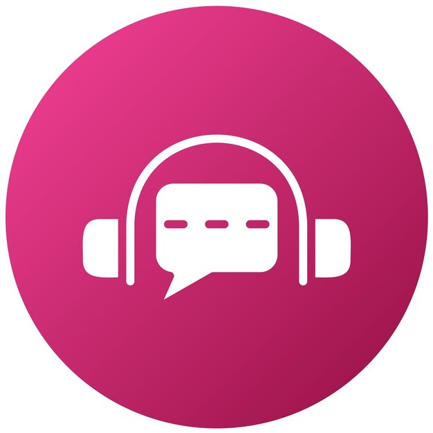 Wektorowy styl ikony Help Desk
