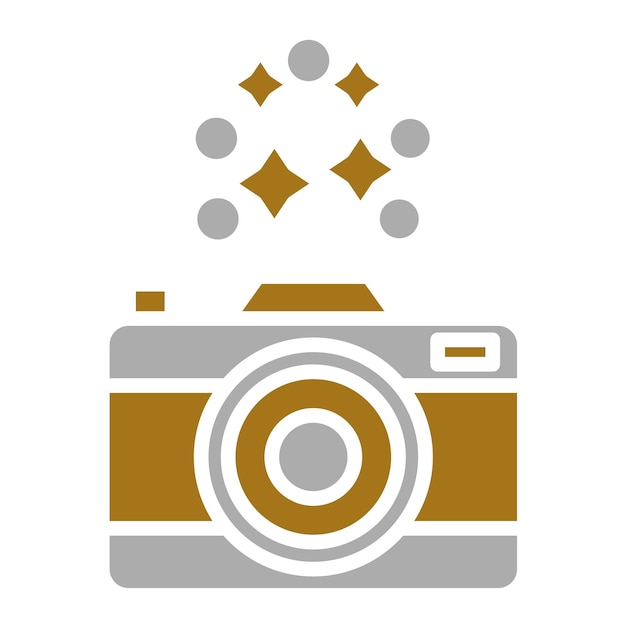 Plik wektorowy wektorowy styl ikony kamery noworocznej