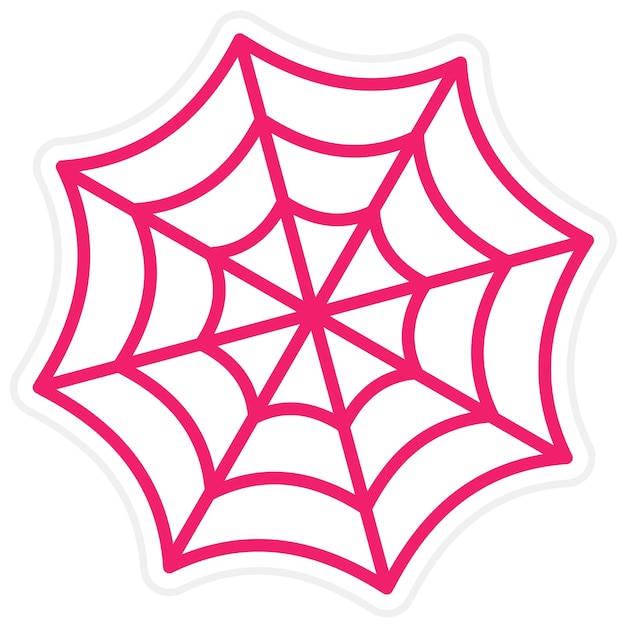 Plik wektorowy wektorowy styl ikony pająkowej sieci