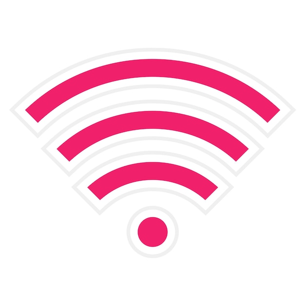 Plik wektorowy wektorowy styl ikony połączenia wi-fi