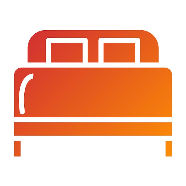 Wektorowy styl ikony Queen Bedding