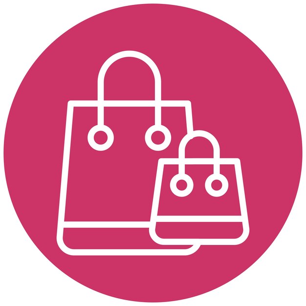 Wektorowy styl ikony Shopper