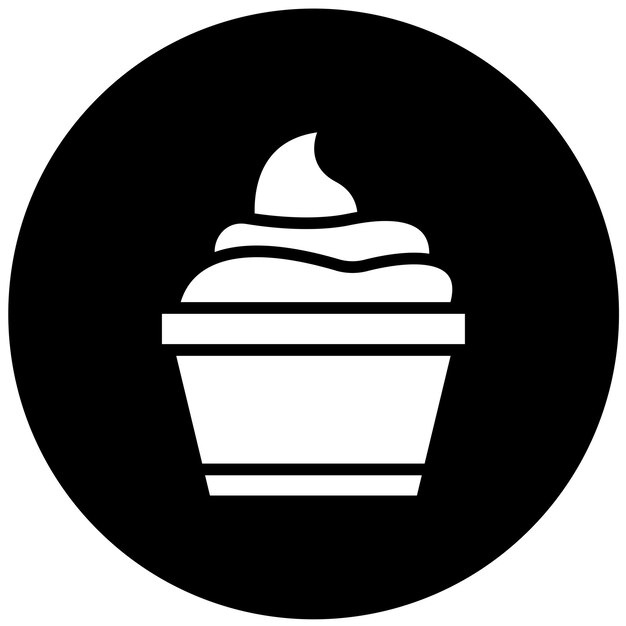 Wektorowy styl ikony Sour Cream