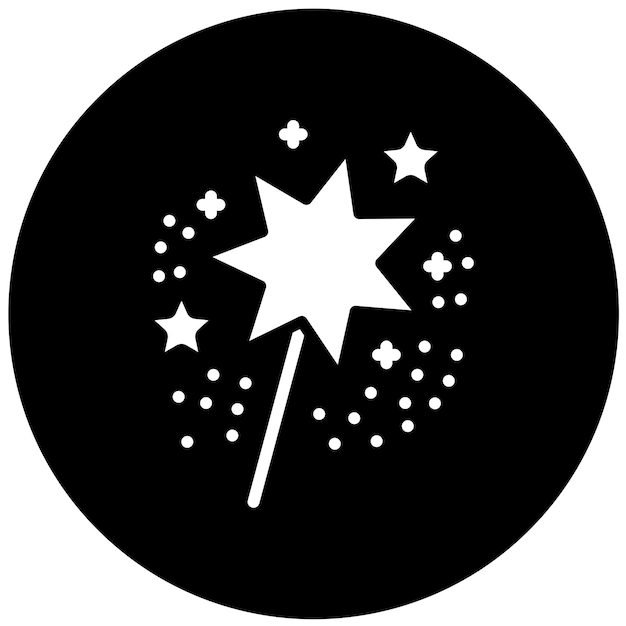 Wektorowy styl ikony Sparklers