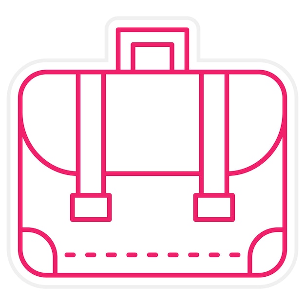 Plik wektorowy wektorowy styl ikony walizki
